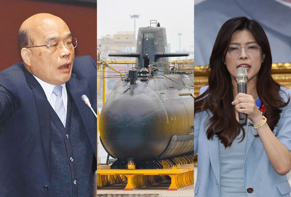郑丽文昔日呛“你第一个投降”,苏贞昌跳脚,竟与自造潜舰有关