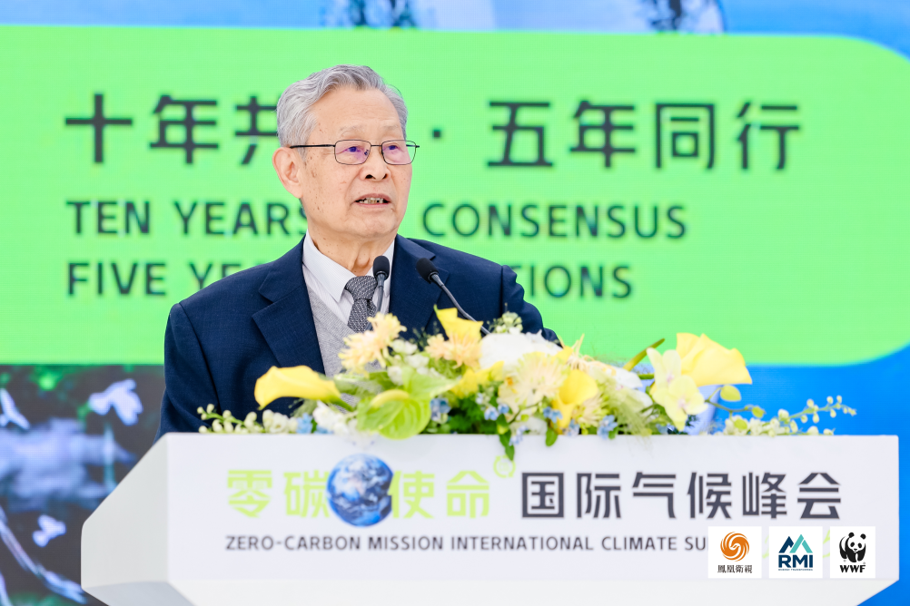 中国工程院院士、国家能源咨询专家委员会副主任杜祥琬发表主旨演讲