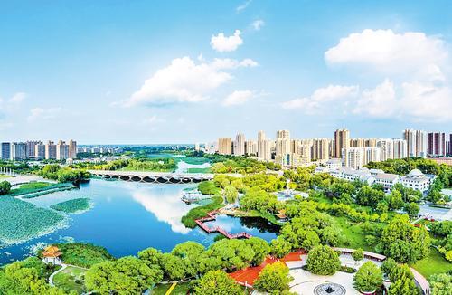 9月5日拍摄的滦南县城区风貌。毕敬宇摄