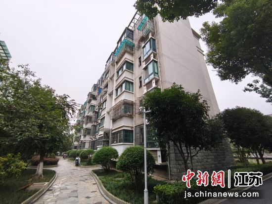 本次实现换梯的南京江南名府小区。 通力电梯 供图