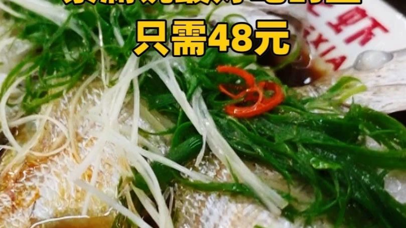 蔡澜说全世界最好吃的鱼，在广西北海蒸4条只要48元