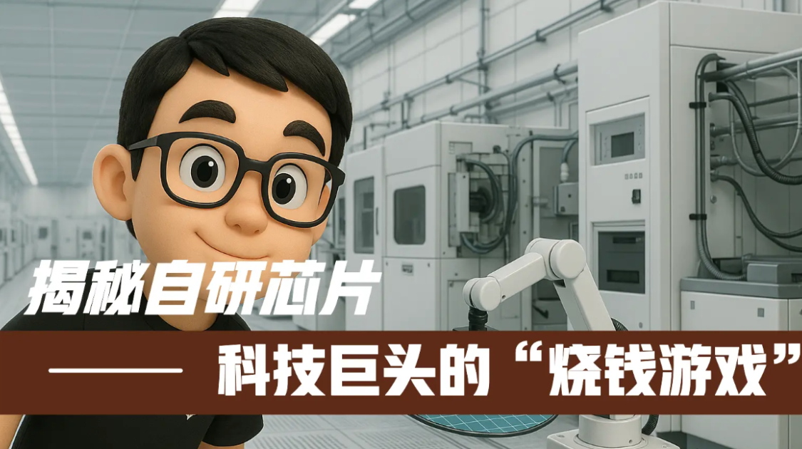 自研芯片揭秘：科技巨头们宁可血亏也要玩的“烧钱游戏”
