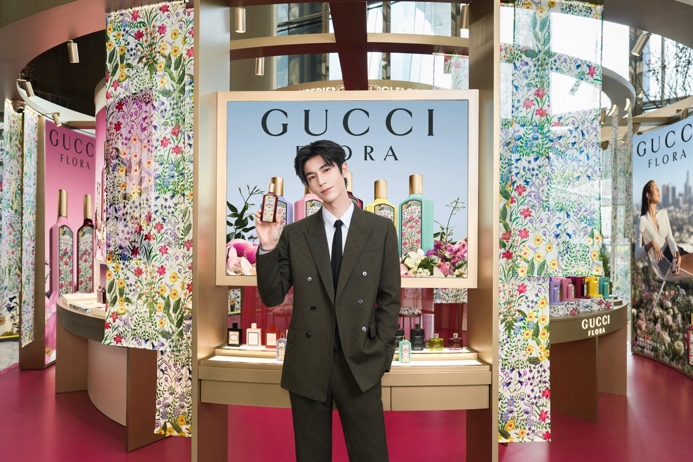 古驰绮梦花园快闪登陆cdf三亚国际免税城