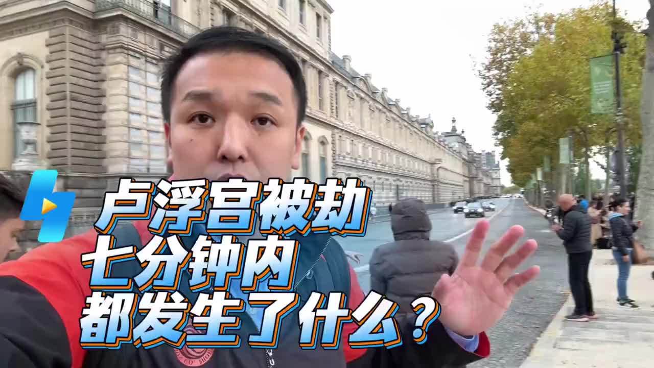卢浮宫被劫七分钟内都发生了什么？#零基础看懂全球