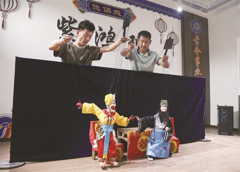 横峰傀儡戏《西游记》选段 余琳 摄