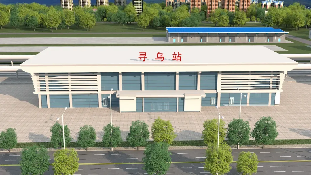 ▲寻乌站效果图