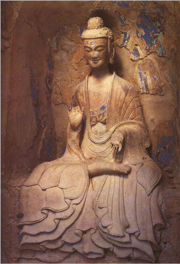 麦积山石窟第147龛正壁主尊造像