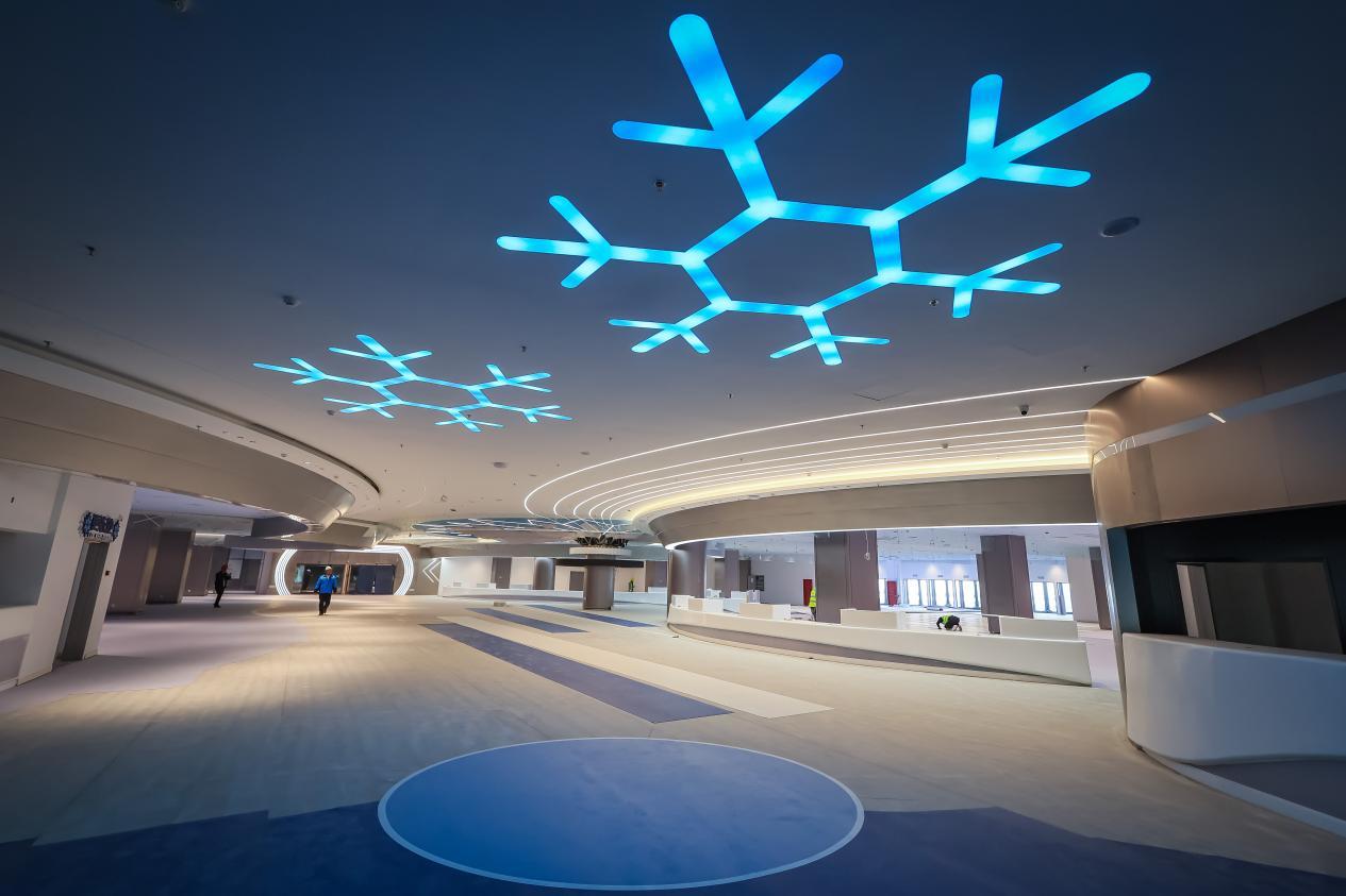 万达茂室内空间。10月22日拍摄，净月高新区党工委宣传部供图。