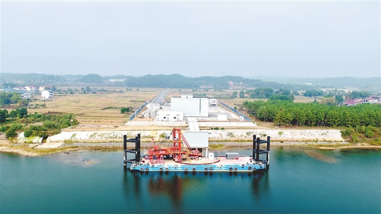 峡江县巴邱镇王家货运码头投入使用（图）