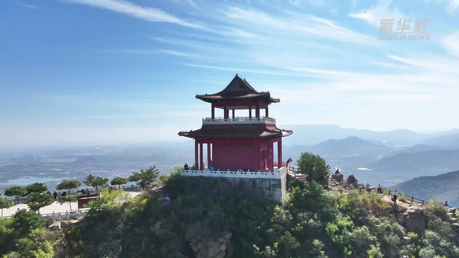 千城胜景｜河北鹿泉：西山秋色美 登阁醉游人
