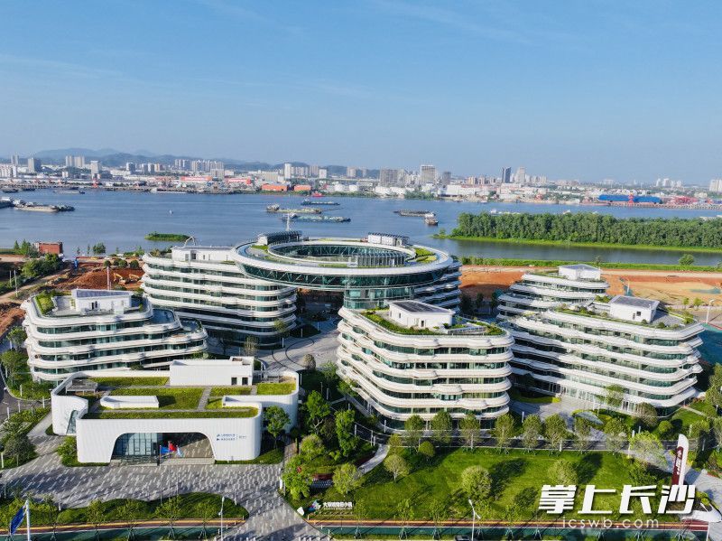 大泽湖海归小镇&middot;研发中心。  长沙晚报全媒体记者 邹麟 摄