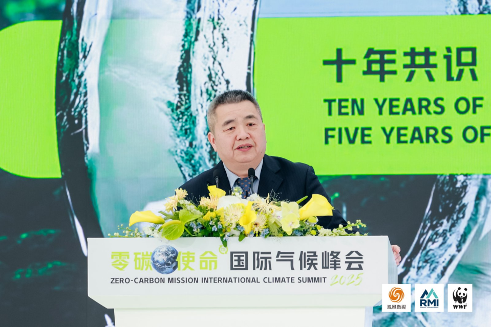 国家气候战略中心首席科学家徐华清发表主旨演讲