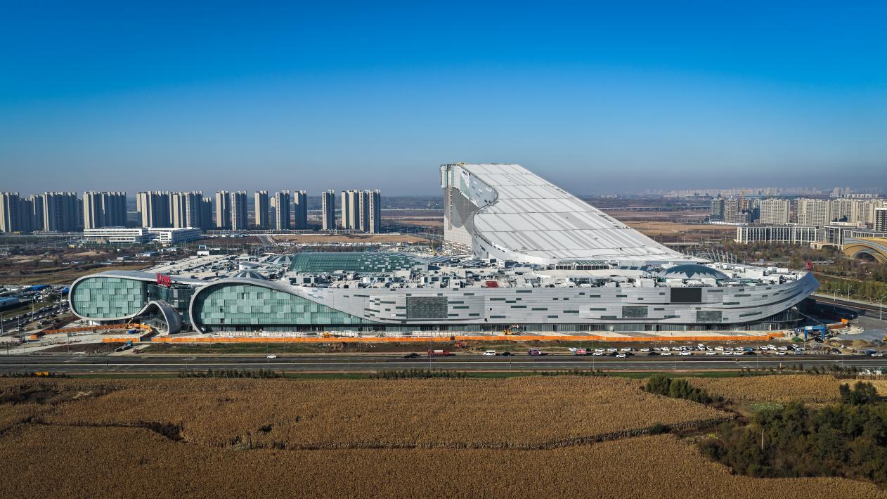 即将开业的万达茂。10月22日拍摄，净月高新区党工委宣传部供图。