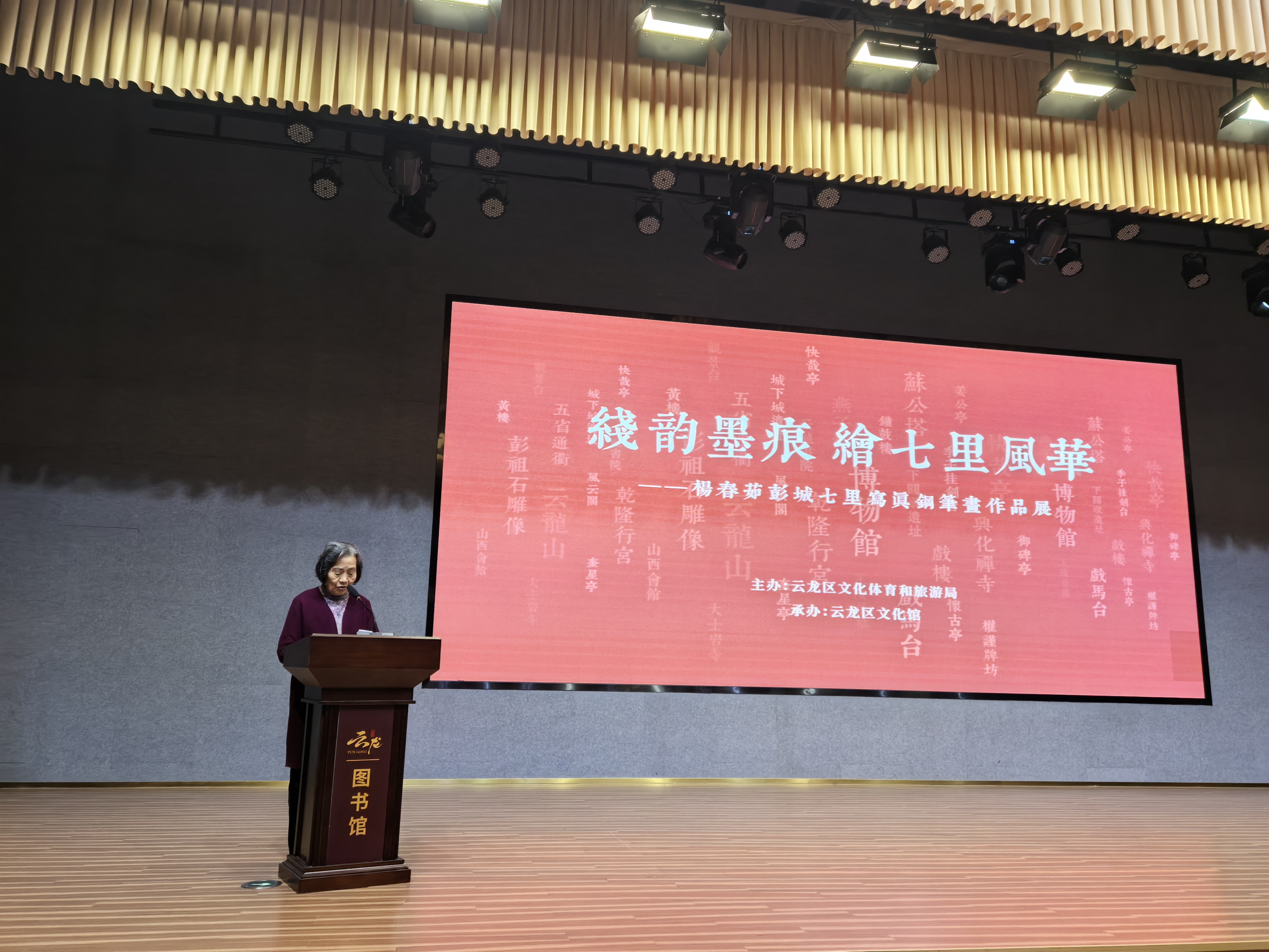 杨春茹彭城七里钢笔画展开展:线韵墨痕绘风华