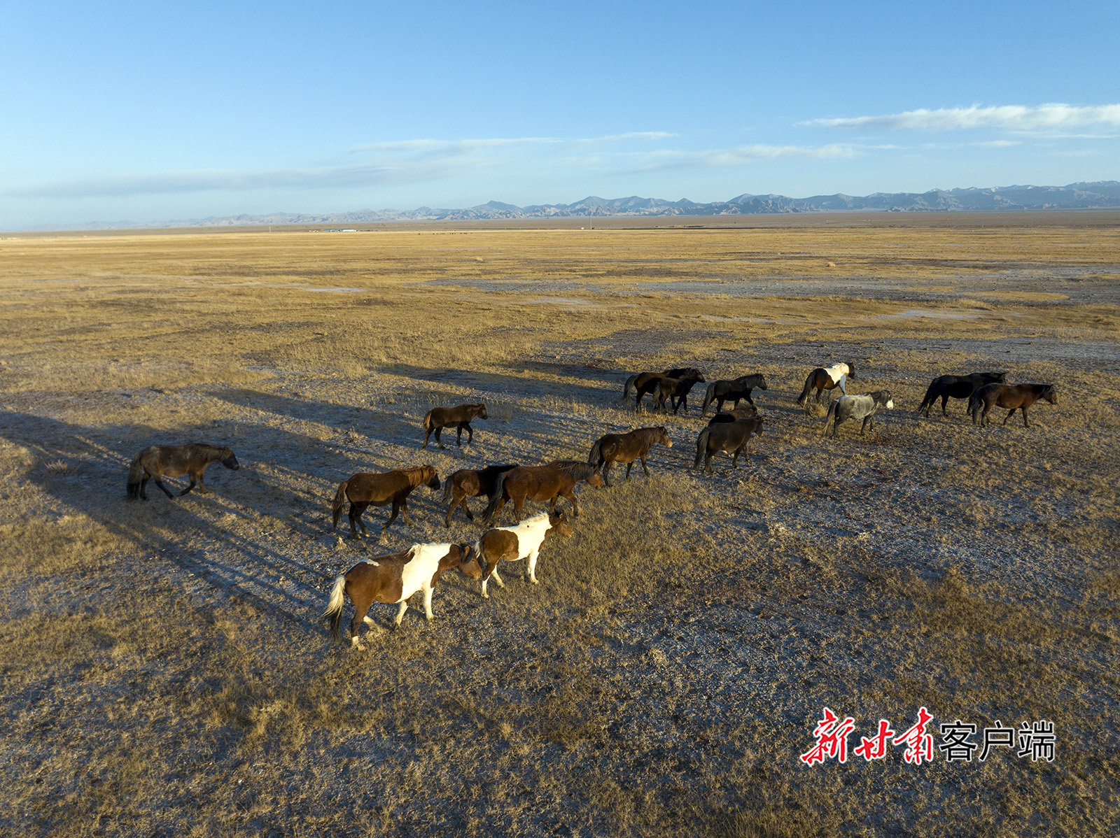 甘肃阿克塞高原美景如画