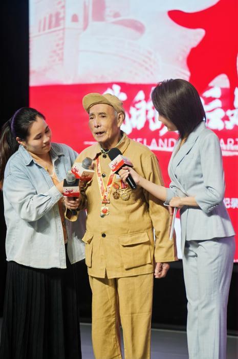 志愿军老战士沈金水致辞