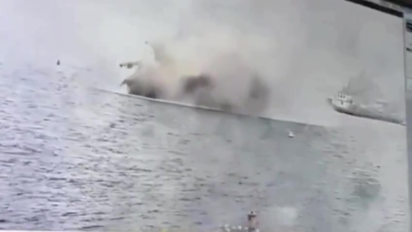 网络疯传美国军机南海坠毁视频，但这是旧视频