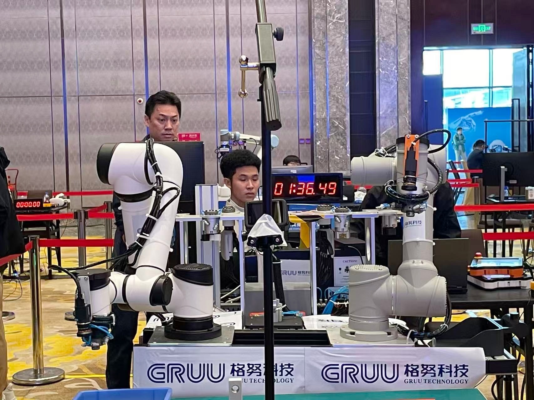 格努科技比赛中。