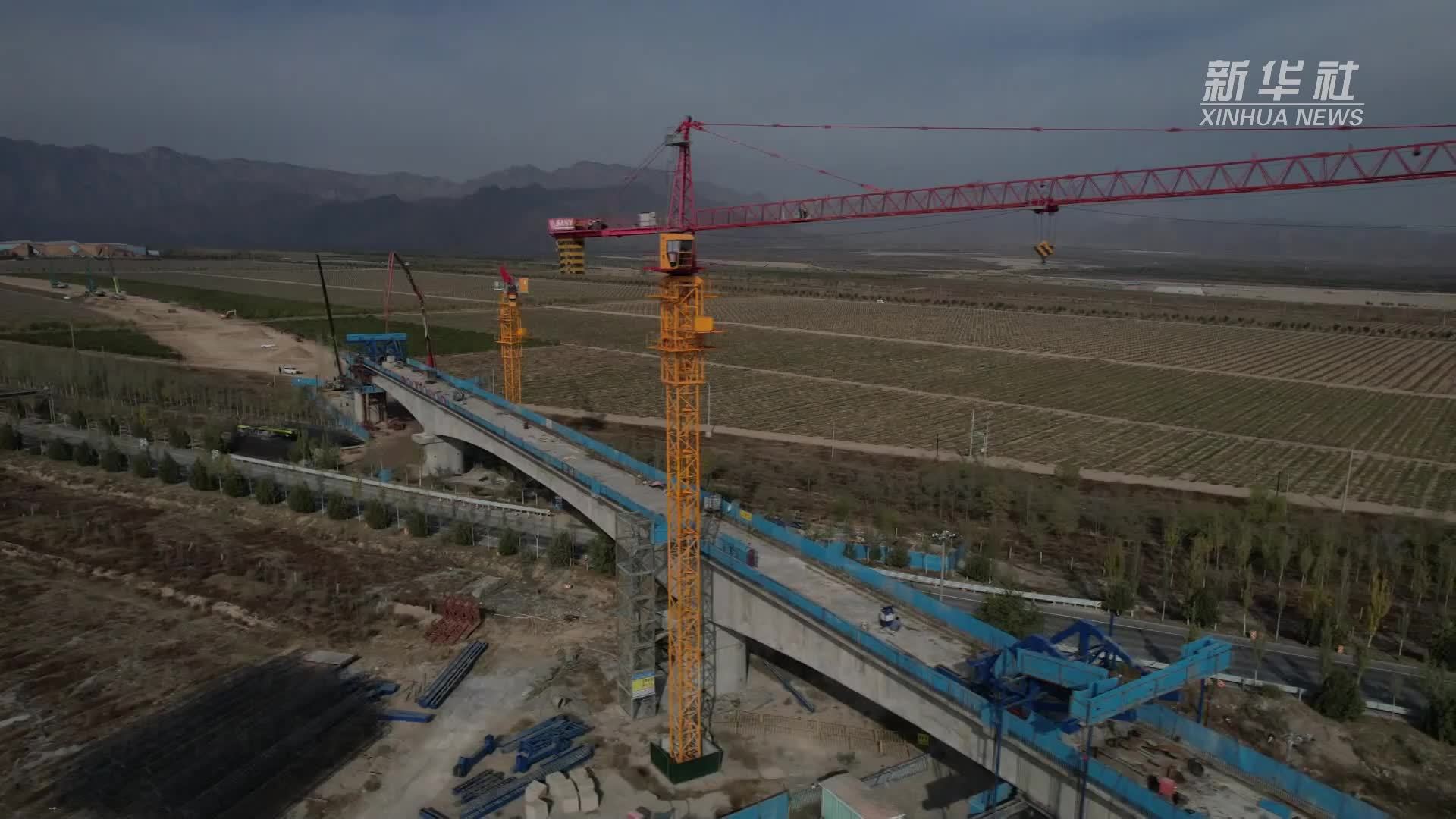 包银高铁银巴支线建设取得阶段性突破