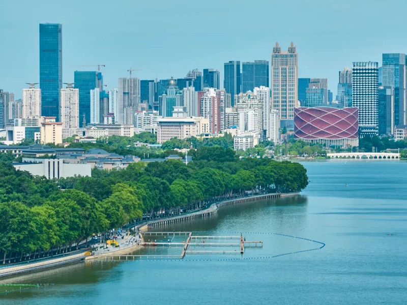 东湖绿道三期。 武汉碧水集团供图