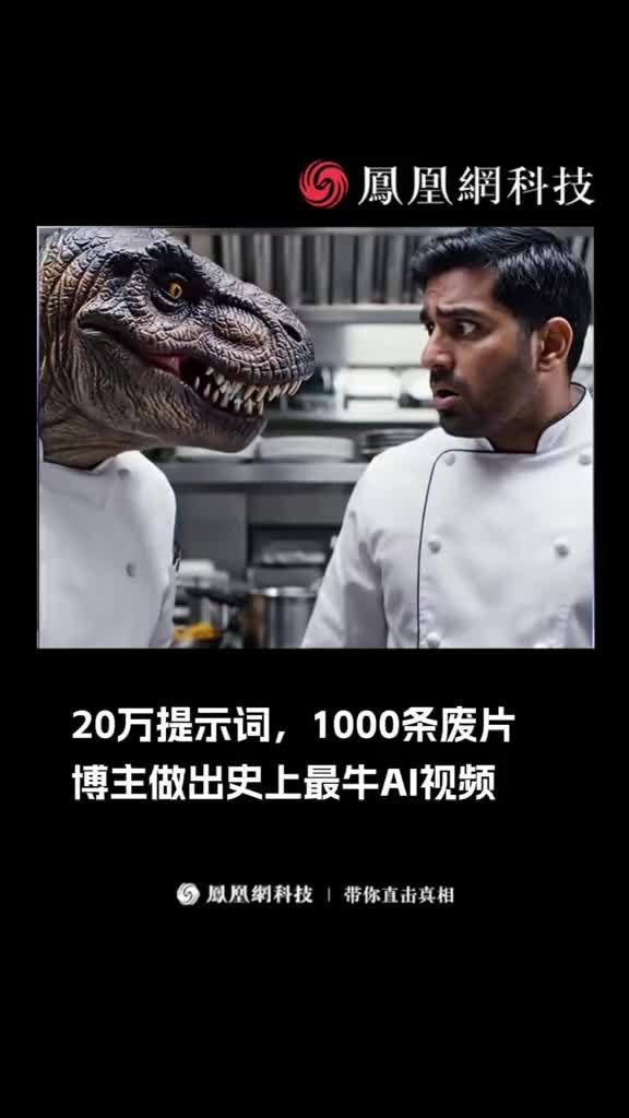 20万提词，1000条废片！博主做出史上最牛AI视频。#ai  #剪辑 #科技