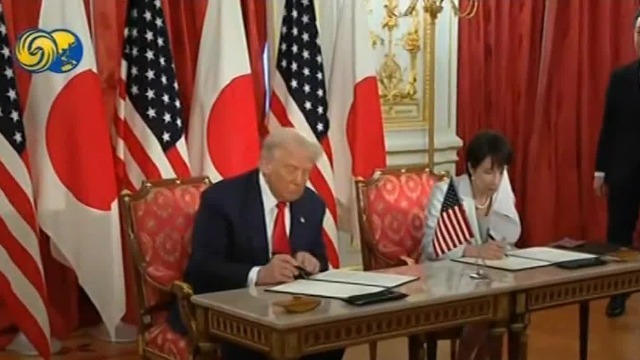 特朗普对日本向美提交军购订单表示赞赏
