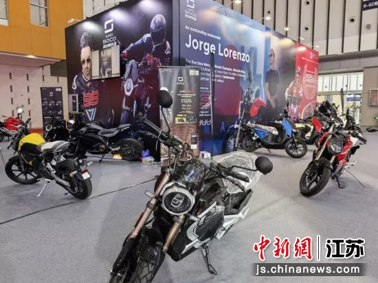展会现场。江苏省自行车电动车协会供图