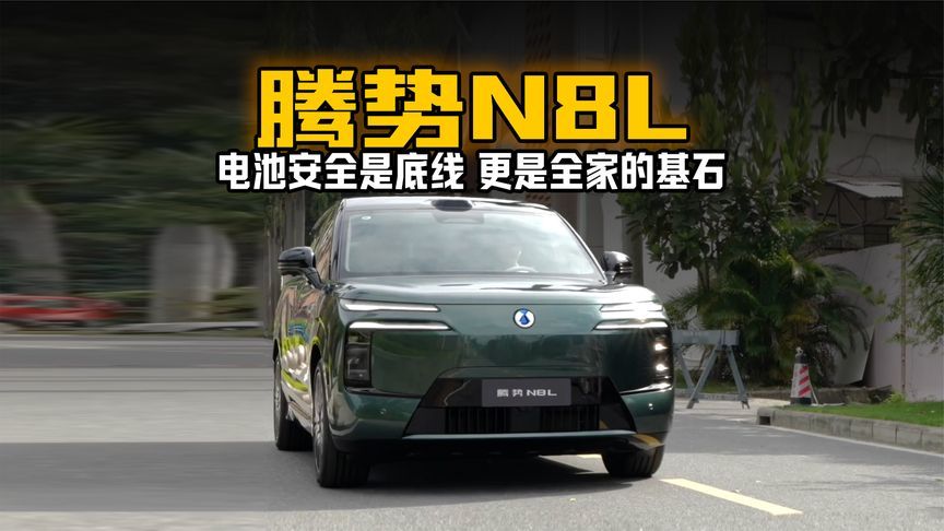 电池安全是底线，更是全家的基石。选腾势N8L，安全是最大的豪华
