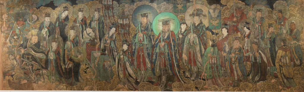 流失加拿大的平阳府壁画《朝元图》