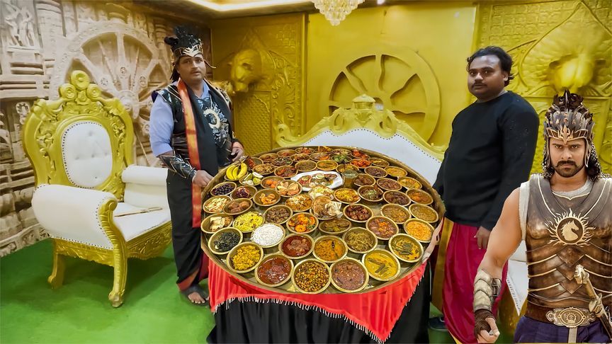 满汉全席不算什么，印度巴霍巴利王套餐，竟有1000道菜