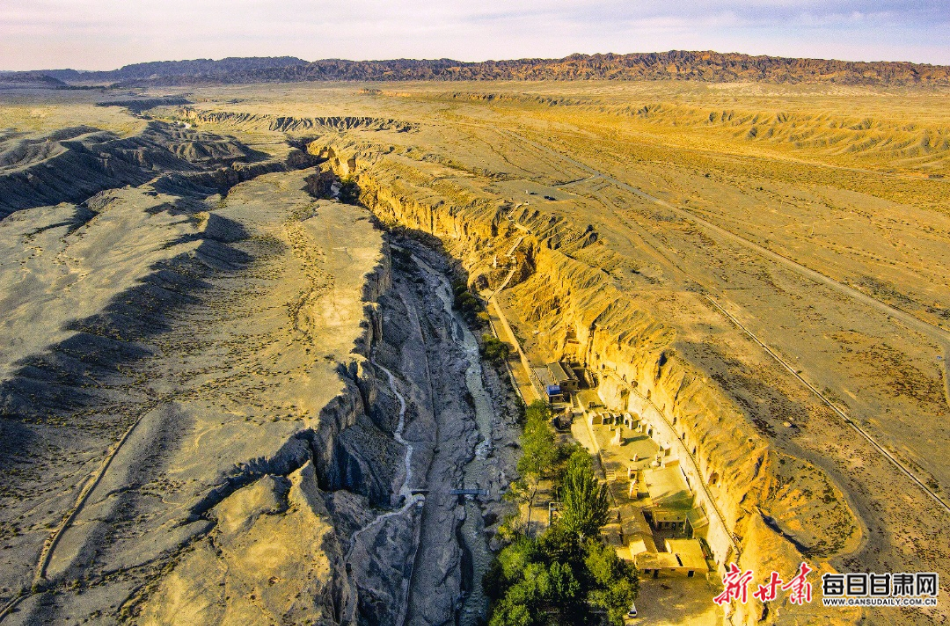 榆林窟航拍(敦煌研究院供图)