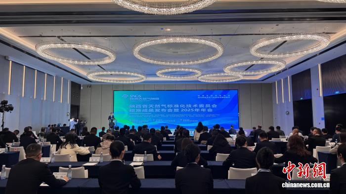 10月31日,陕西省天然气标准化技术委员会标准成果发布会在西安举办。李一璠 摄
