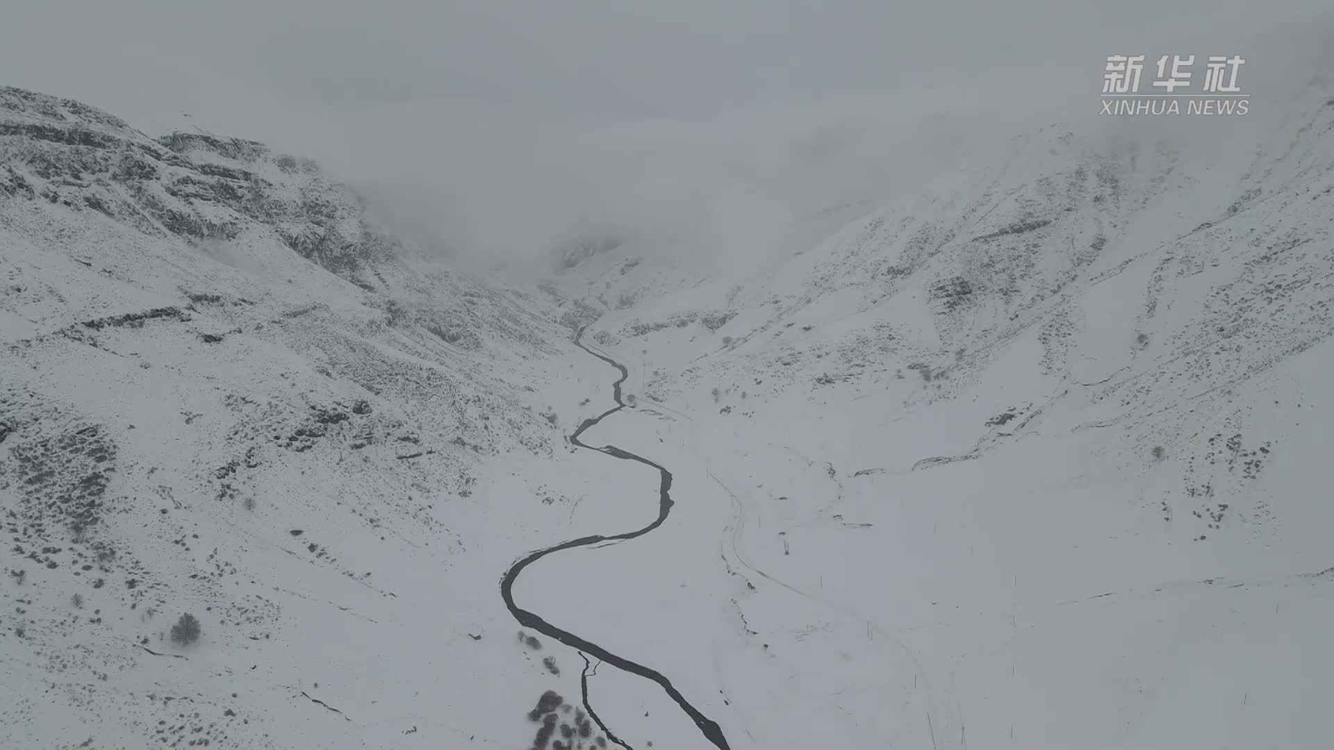 新疆多地出现大暴雪