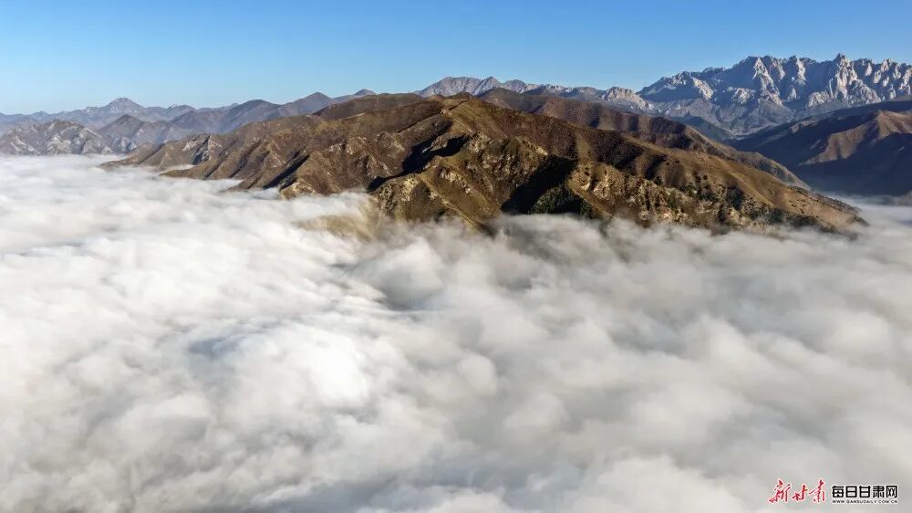 秋季到甘肃看“海” 畅游云端当自在小神仙