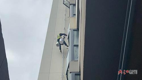 直饮水工程施工现场。