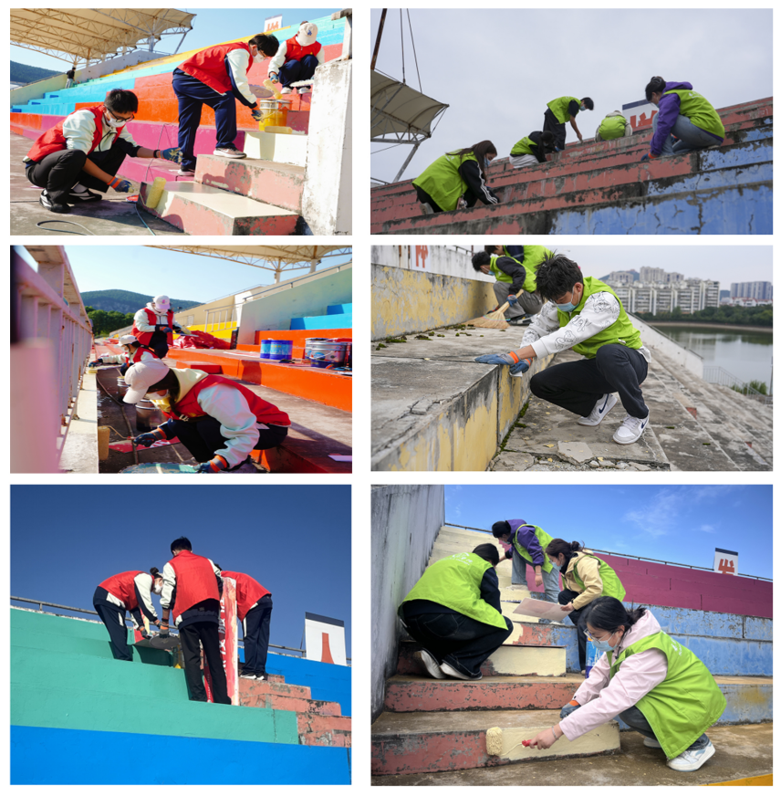 从斑驳到绚烂:江苏建院学子用专业与汗水“刷新”校园地标