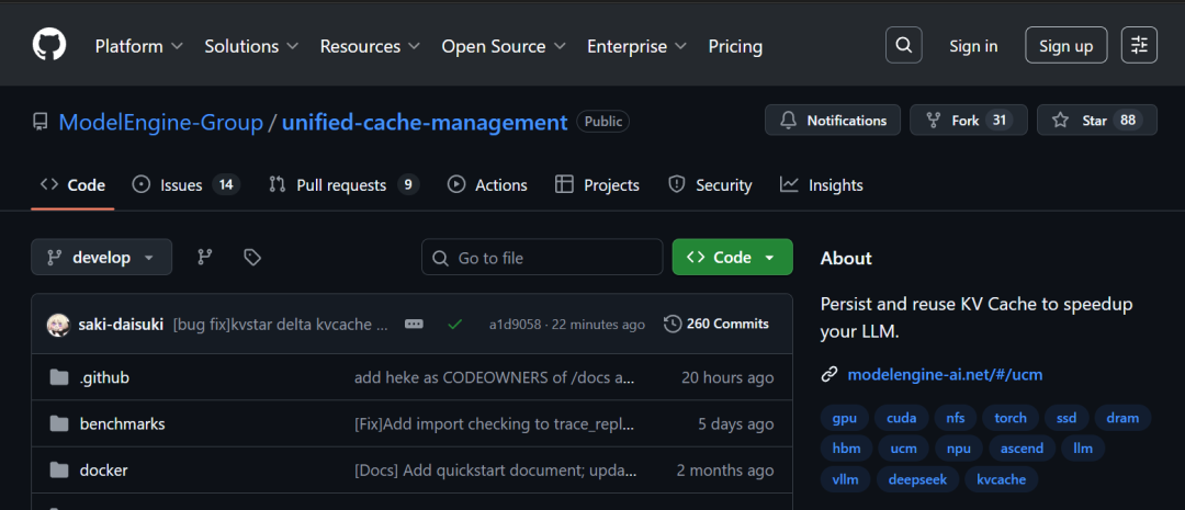 ▲Github项目页面