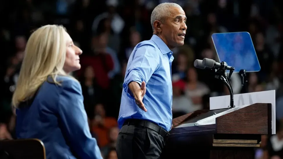 奥巴马为民主党人竞选州长拉票,美媒:他的重新出现提醒人们,民主党仍然群龙无首