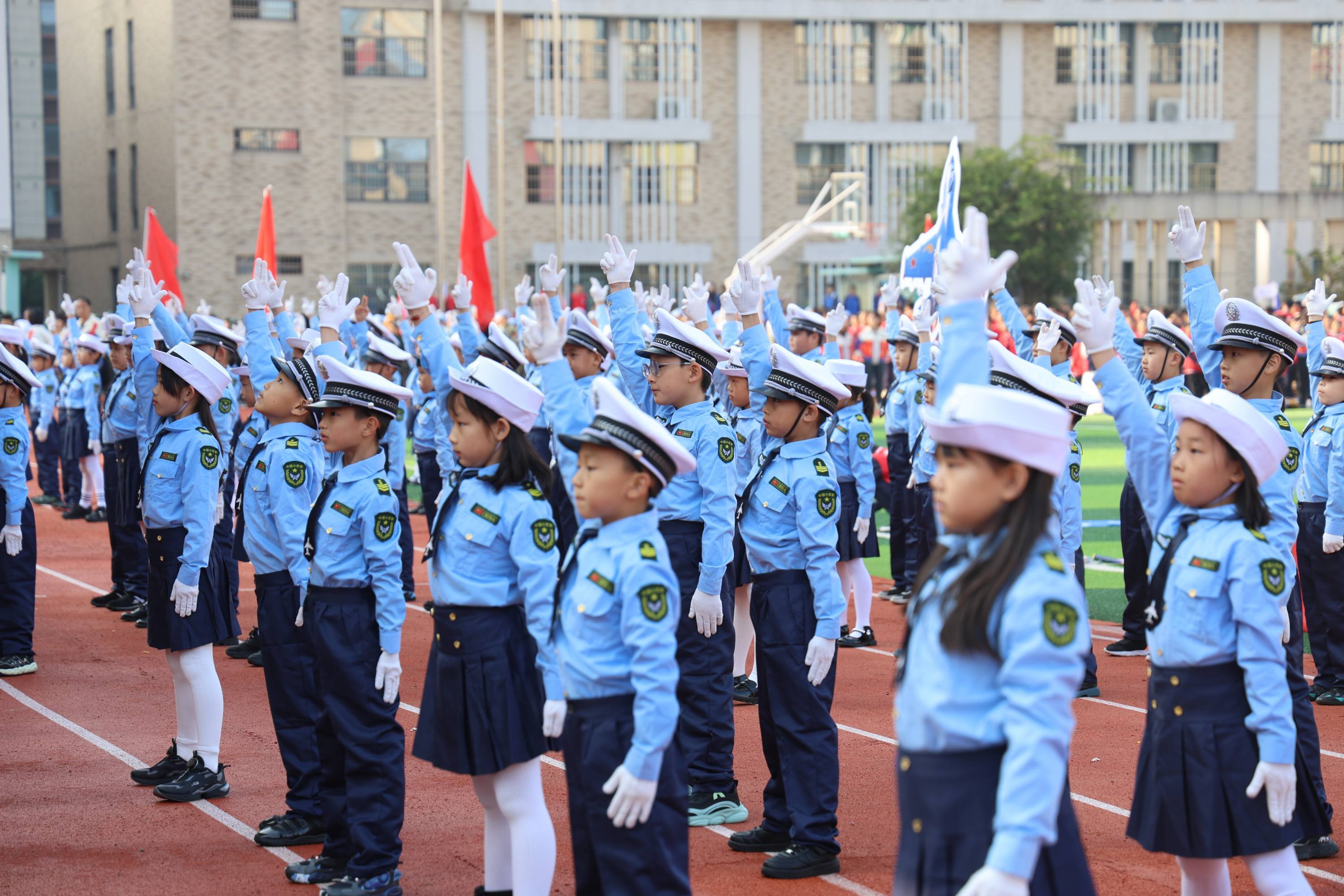 长沙华夏学校全员运动会高燃开幕