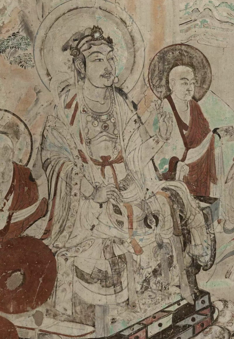 莫高窟第103窟东壁《维摩诘经变》中的文殊菩萨