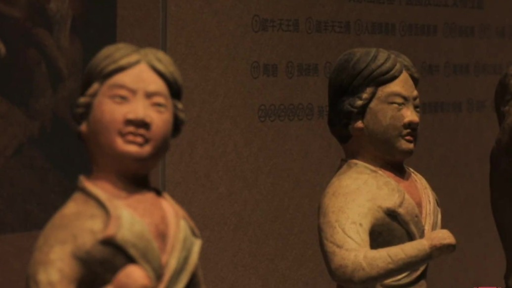 穿双翻领胡服紧身裤　甘肃灵台文物“显眼包”了解下