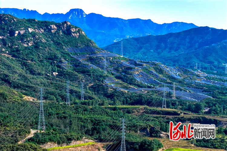 图为灵寿大湾村集中式光伏电站。尹冀娜摄