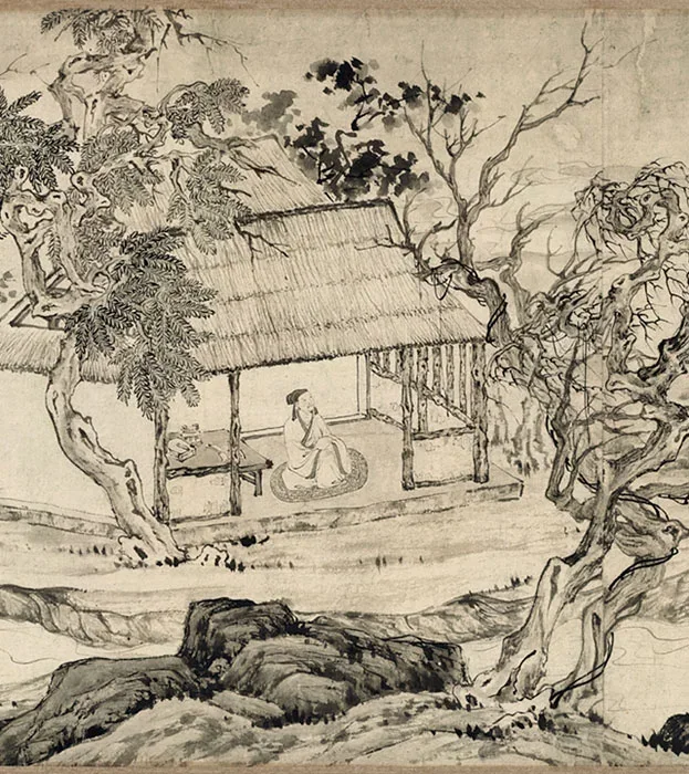 明 唐寅《悟阳子养性图》