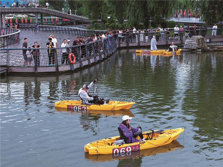 梅河口国际路亚大赛现场。 赵冬 摄