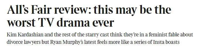 烂番茄新鲜度0%，史上最差美剧全是卡戴珊的锅？