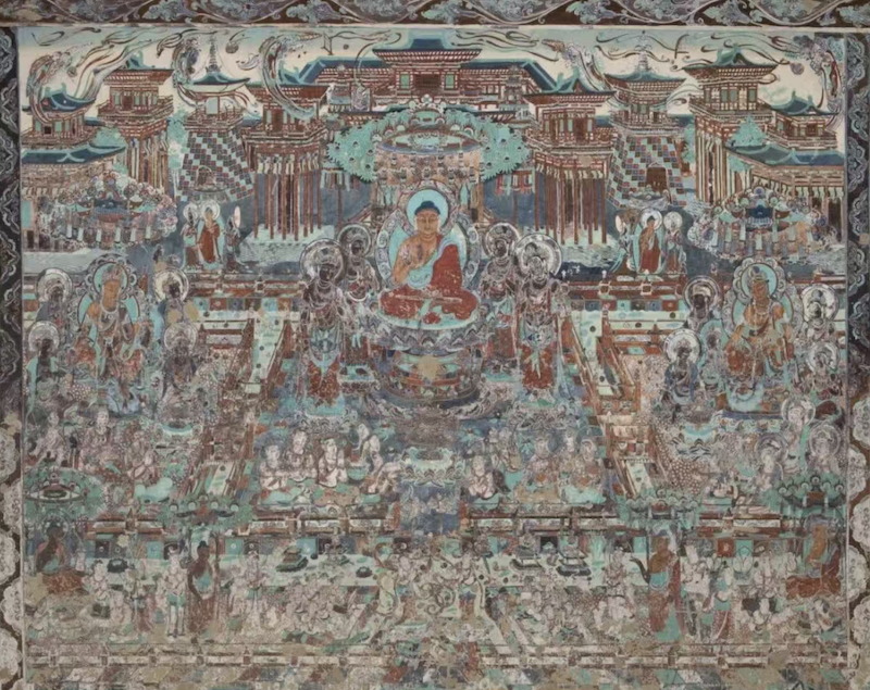 莫高窟217窟《法华经变》