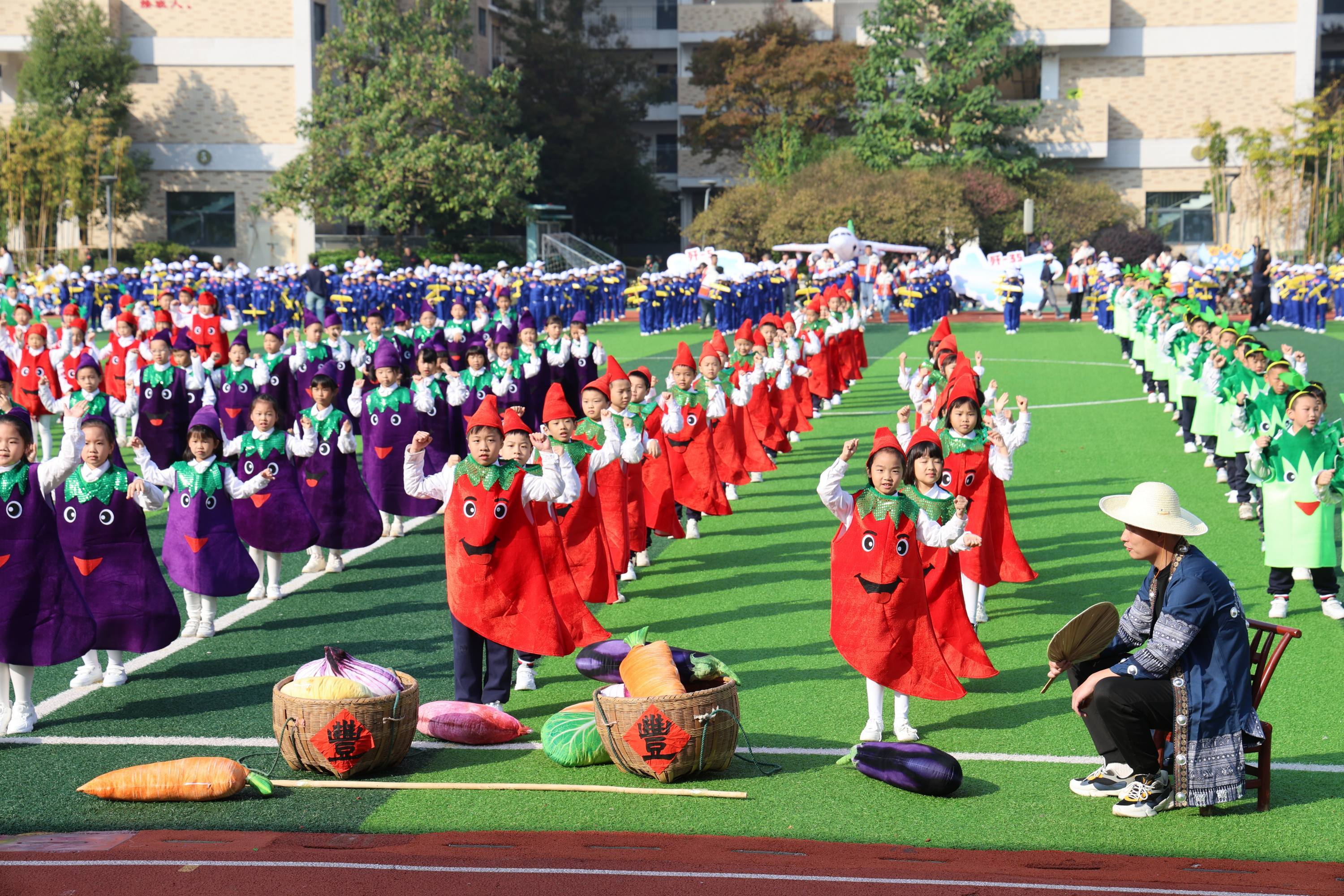长沙华夏学校全员运动会高燃开幕