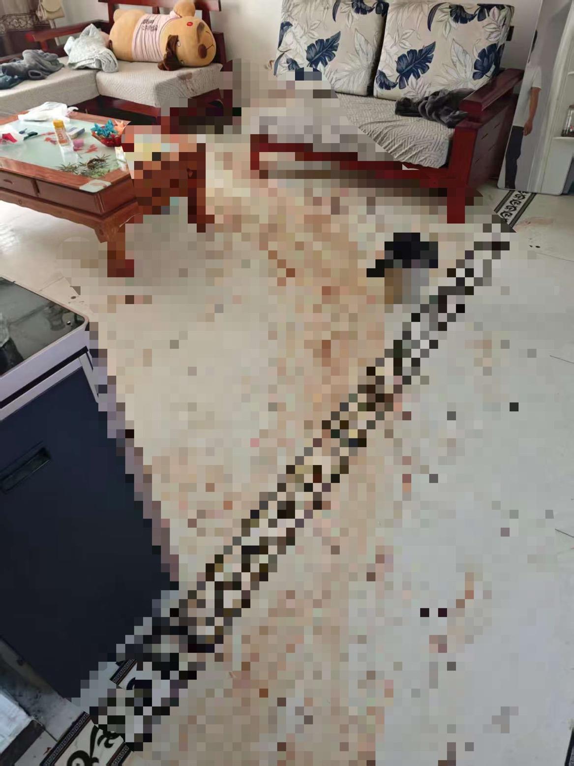 出租屋（受访者整理遗物时拍摄）