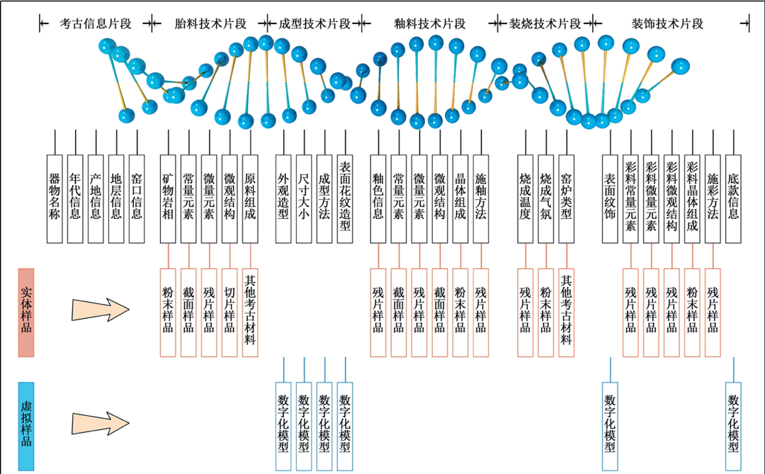 《瓷器基因库实体样品管理标准》流程示意图