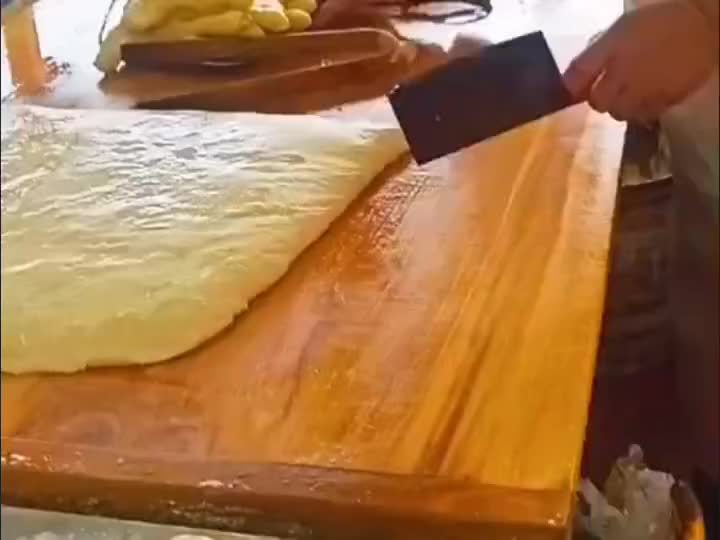 老式油条，不是预制的油条就是香